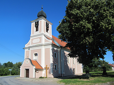 Farní kostel Nanebevzetí P. Marie a sv. Gotharda v&nbsp;Budišově